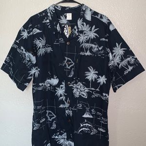 Hawaiian button down MEN